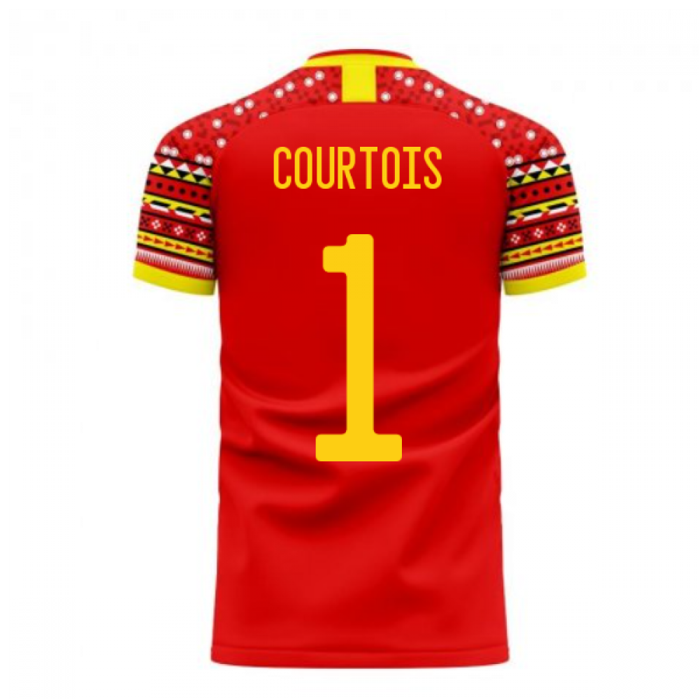 Belgium 2024-2025 Home Concept Football Kit (Libero) (COURTOIS 1)