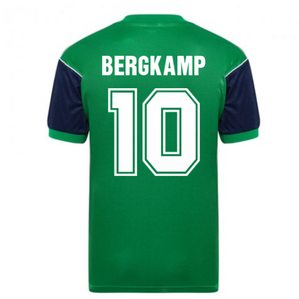 Score Draw Arsenal 1982 Away Shirt (BERGKAMP 10)
