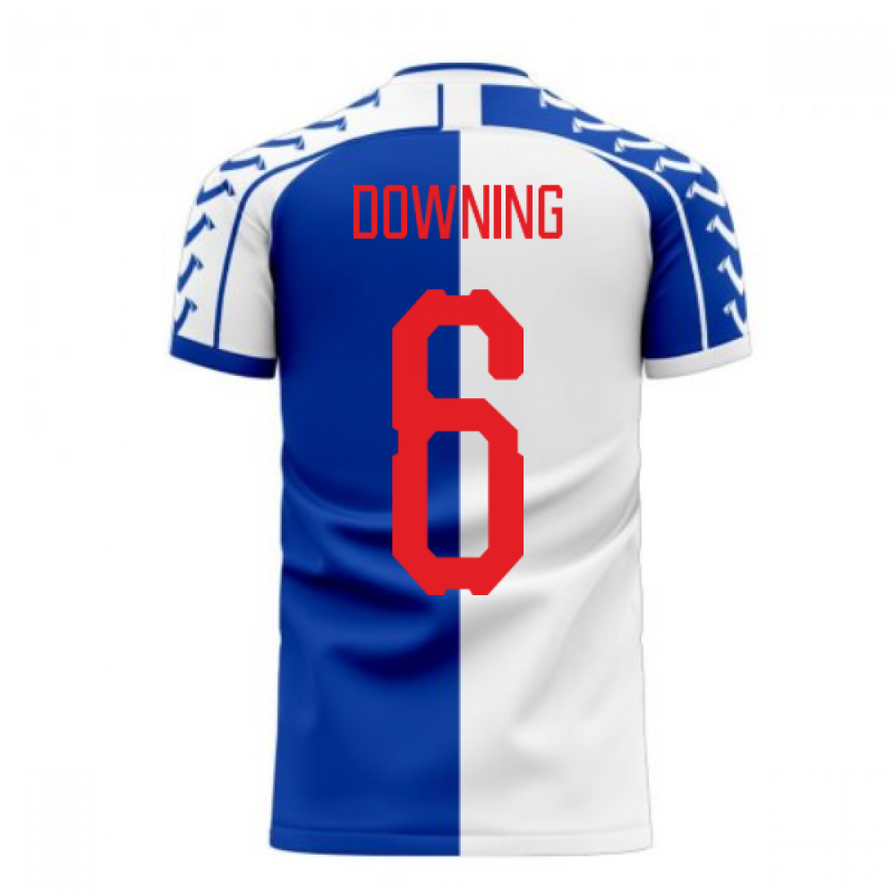  Blackburn 2024-2025 Home Concept Football Kit (Viper) (Downing 6) - Womens