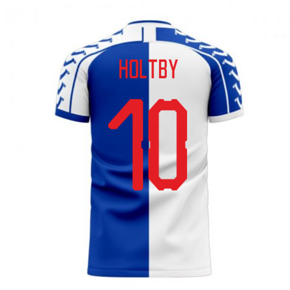  Blackburn 2024-2025 Home Concept Football Kit (Viper) (Holtby 10) - Womens