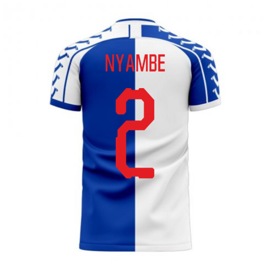  Blackburn 2024-2025 Home Concept Football Kit (Viper) (Nyambe 2) - Womens