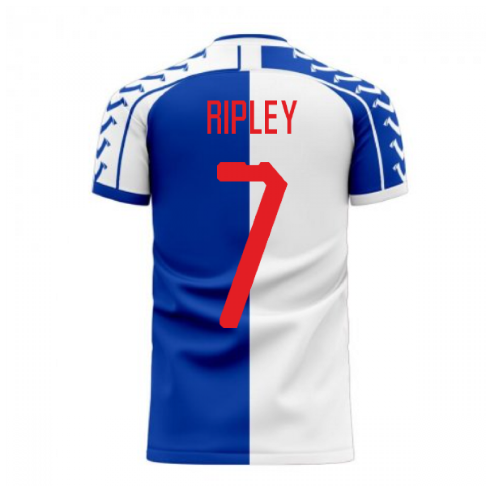  Blackburn 2024-2025 Home Concept Football Kit (Viper) (Ripley 7) - Baby