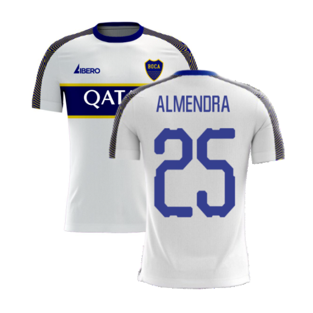 Boca Juniors 2025-2026 Away Concept Football Kit (Libero) (ALMENDRA 25)