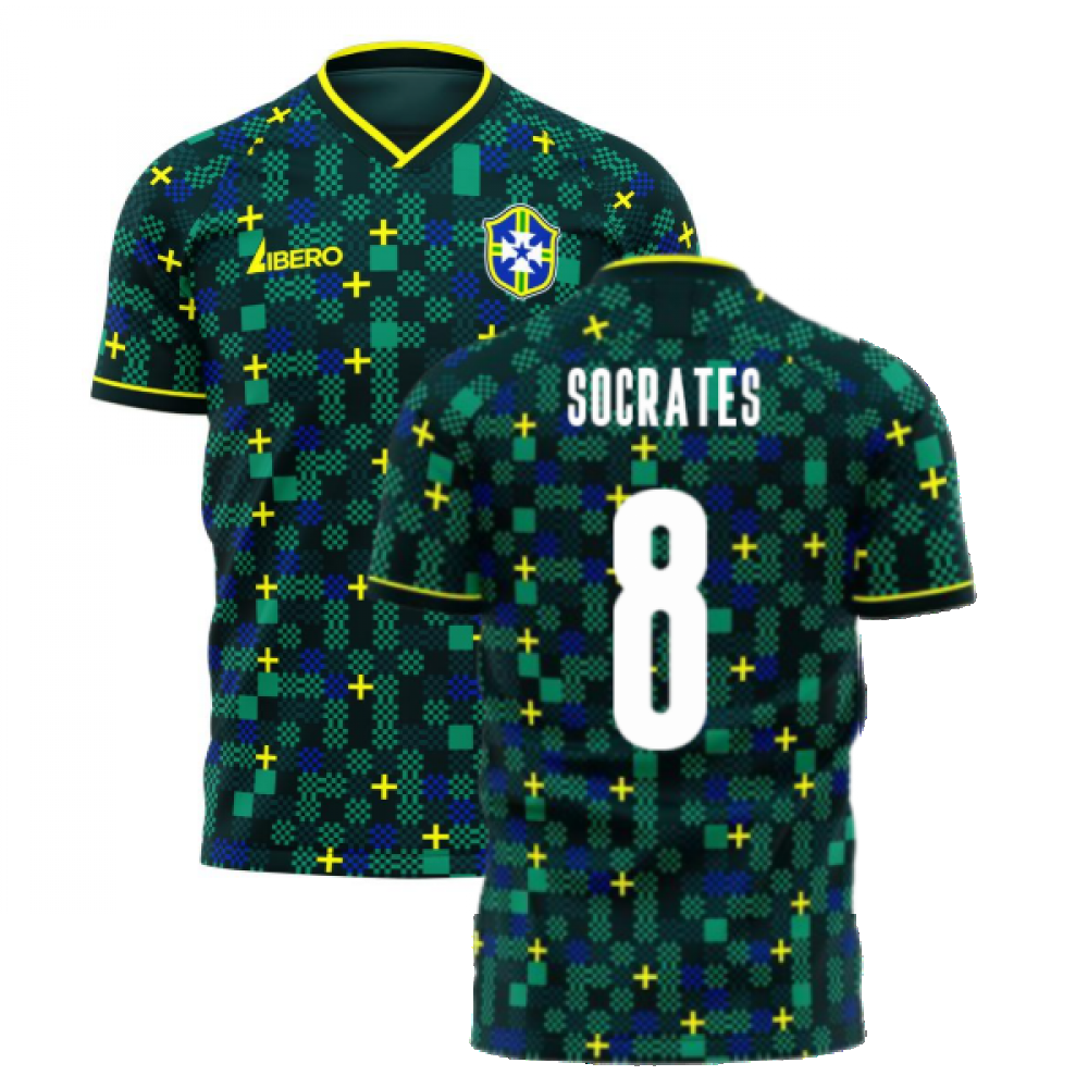 Brazil 2024-2025 Third Concept Football Kit (Libero) (SOCRATES 8)