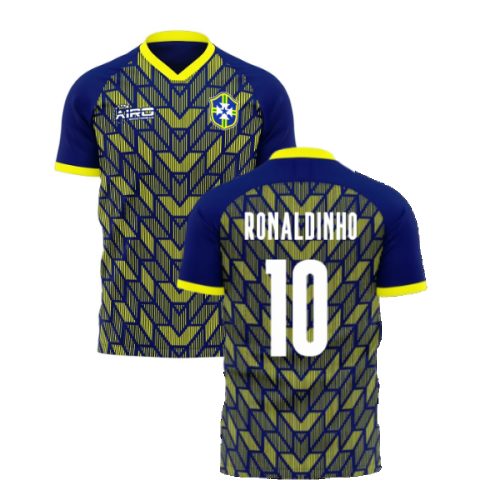 Brazil 2024-2025 Special Edition Concept Football Kit (Airo) (RONALDINHO 10)