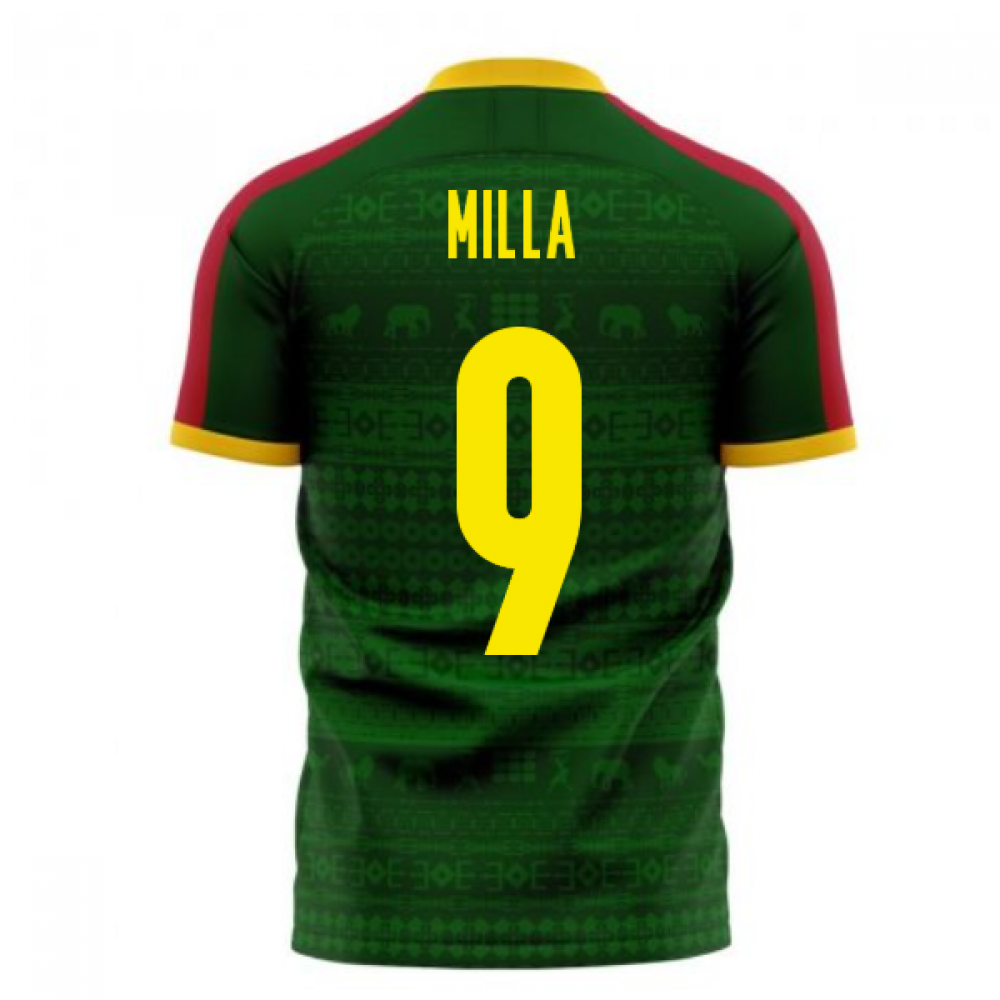 Cameroon 2024-2025 Home Concept Football Kit (Libero) (MILLA 9)