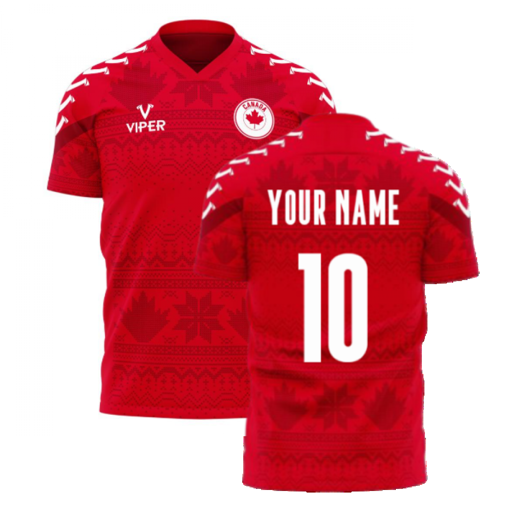  Canada 2024-2025 Home Concept Football Kit (Viper) (Your Name)