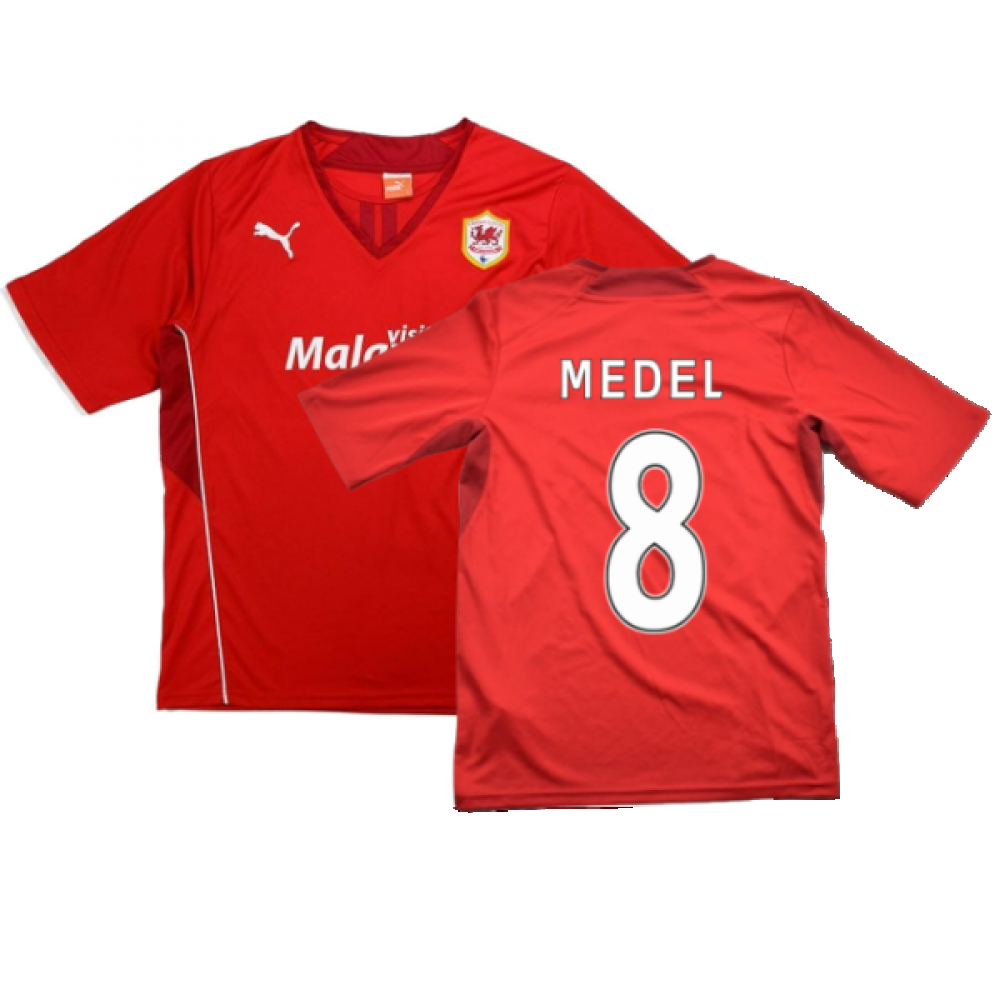 Cardiff 2013-14 Home Shirt ((Very Good) L) (MEDEL 8)