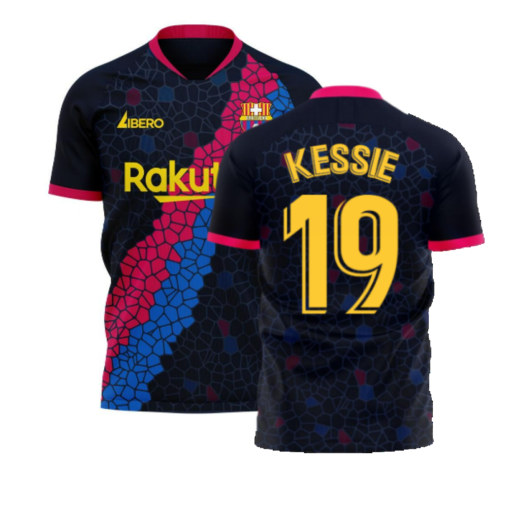 Catalonia 2024-2025 Away Concept Football Kit (Libero) (KESSIE 19)