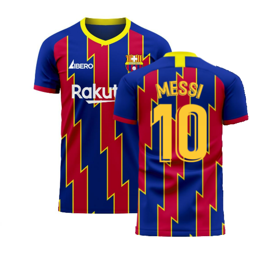 Catalonia 2024-2025 Home Concept Football Kit (Libero) (MESSI 10)