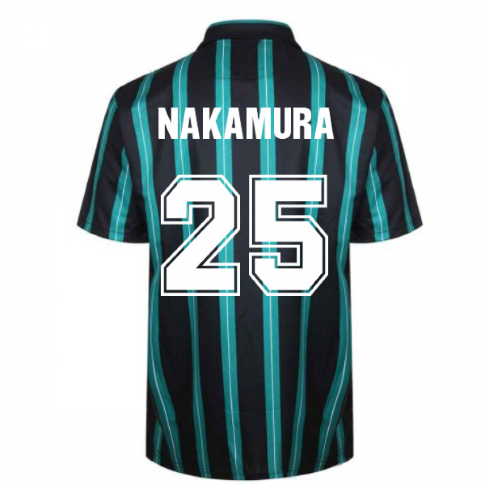 Celtic 1994 Away Retro Football Shirt (NAKAMURA 25)