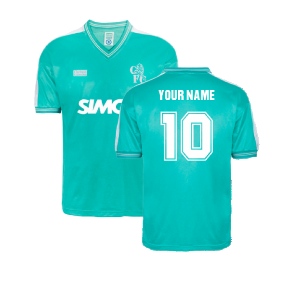 Chelsea 1987 Away Retro Football Shirt (Your Name)