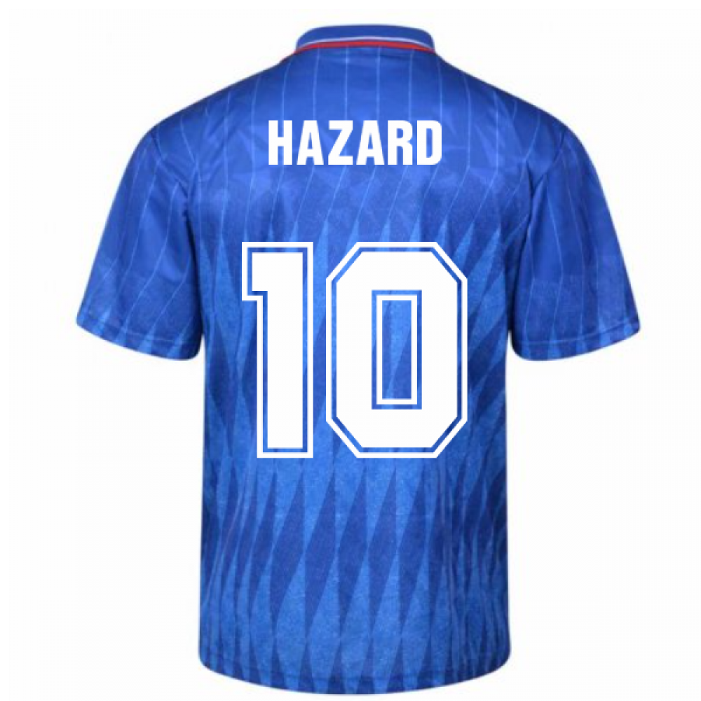 Chelsea 1990 Retro Football Shirt (HAZARD 10)