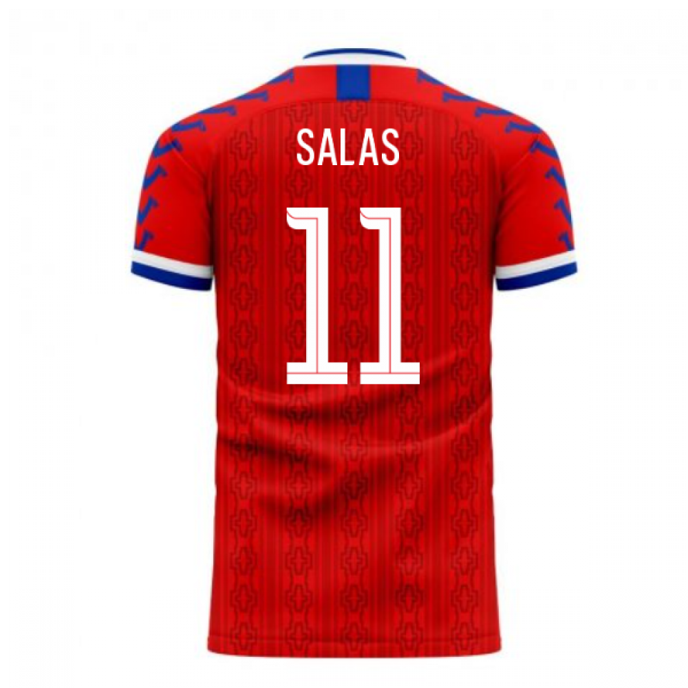 Chile 2024-2025 Home Concept Football Kit (Viper) (SALAS 11)