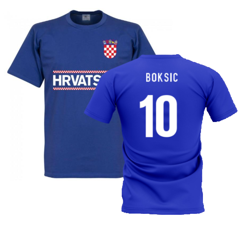 Croatia Team T-Shirt - Royal (BOKSIC 10)