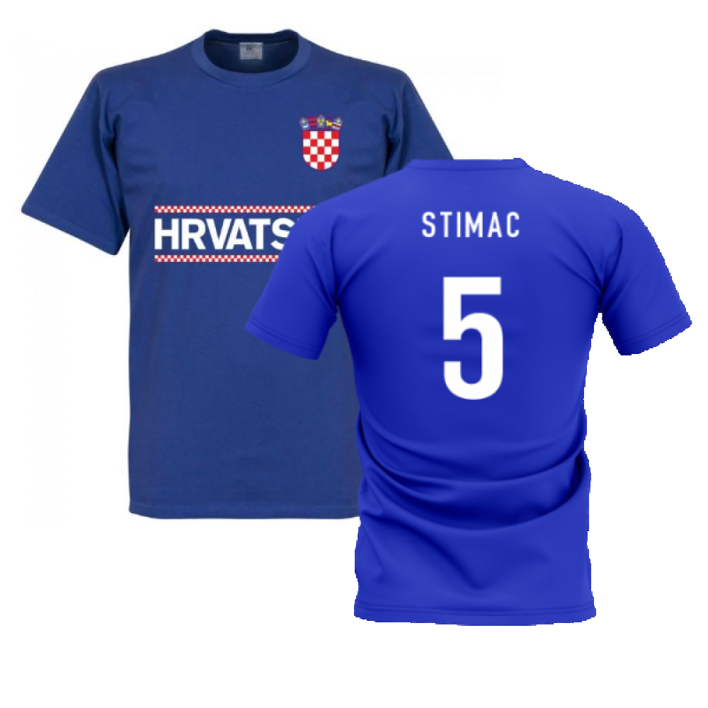 Croatia Team T-Shirt - Royal (STIMAC 5)