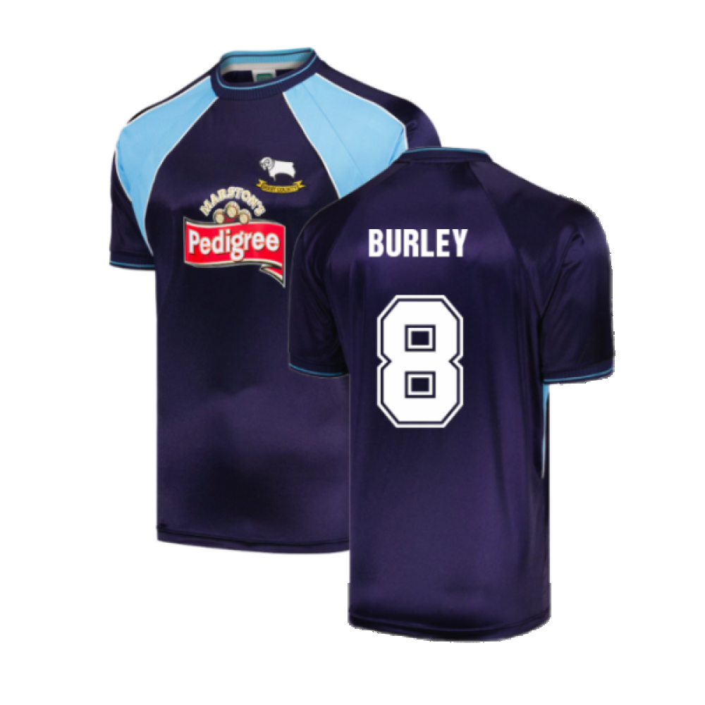 Derby County 2002 Away Retro Shirt (Burley 8)