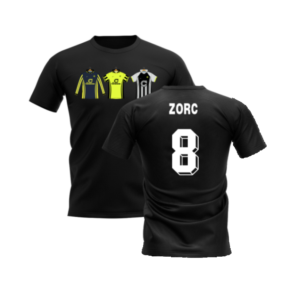 Dortmund 1996-1997 Retro Shirt T-shirt (Black) (Zorc 8)