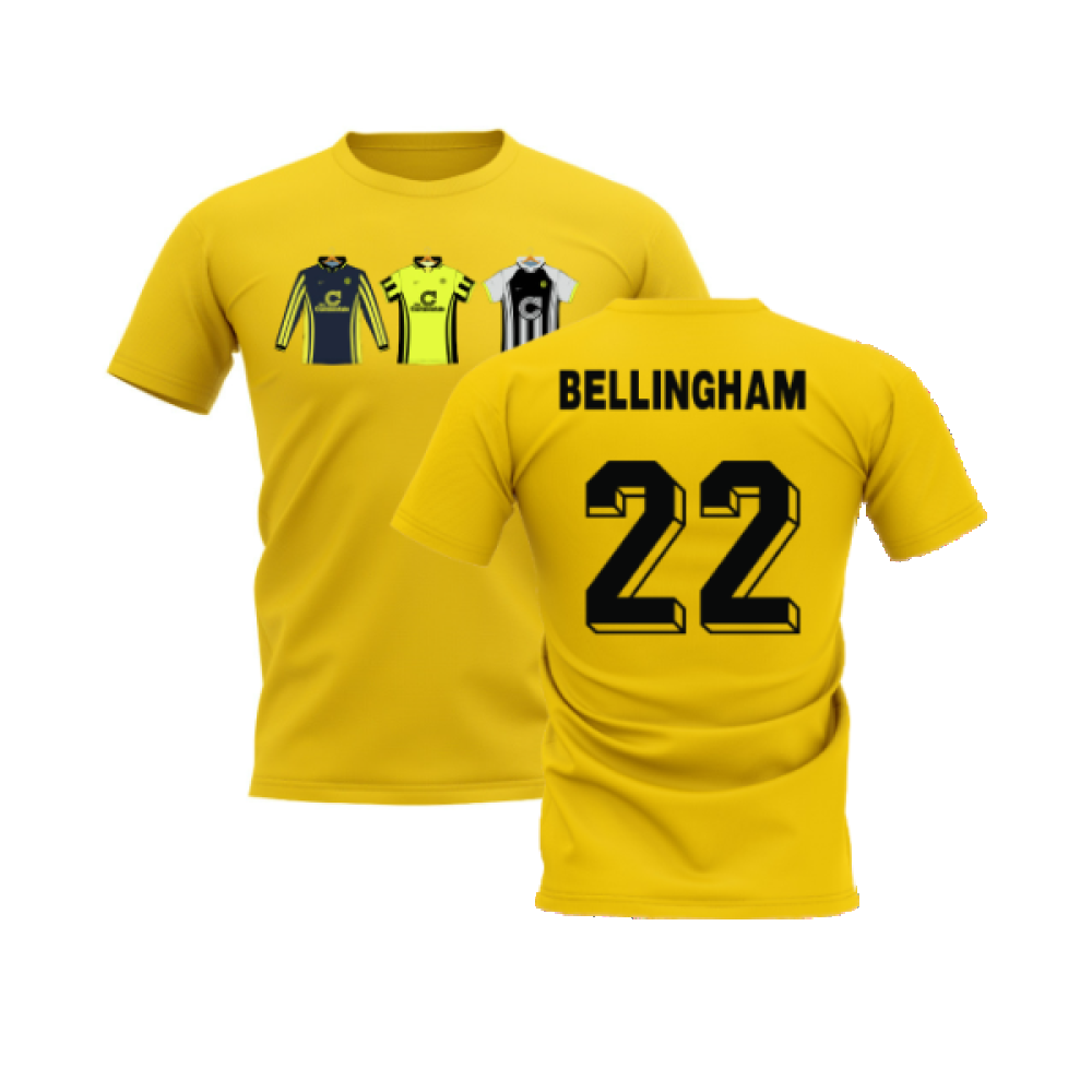 Dortmund 1996-1997 Retro Shirt T-shirt (Yellow) (Bellingham 22)