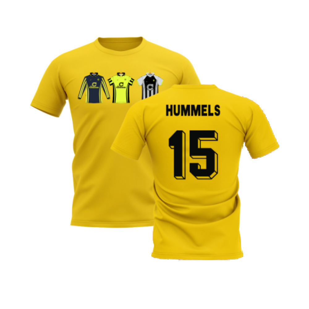 Dortmund 1996-1997 Retro Shirt T-shirt (Yellow) (Hummels 15)