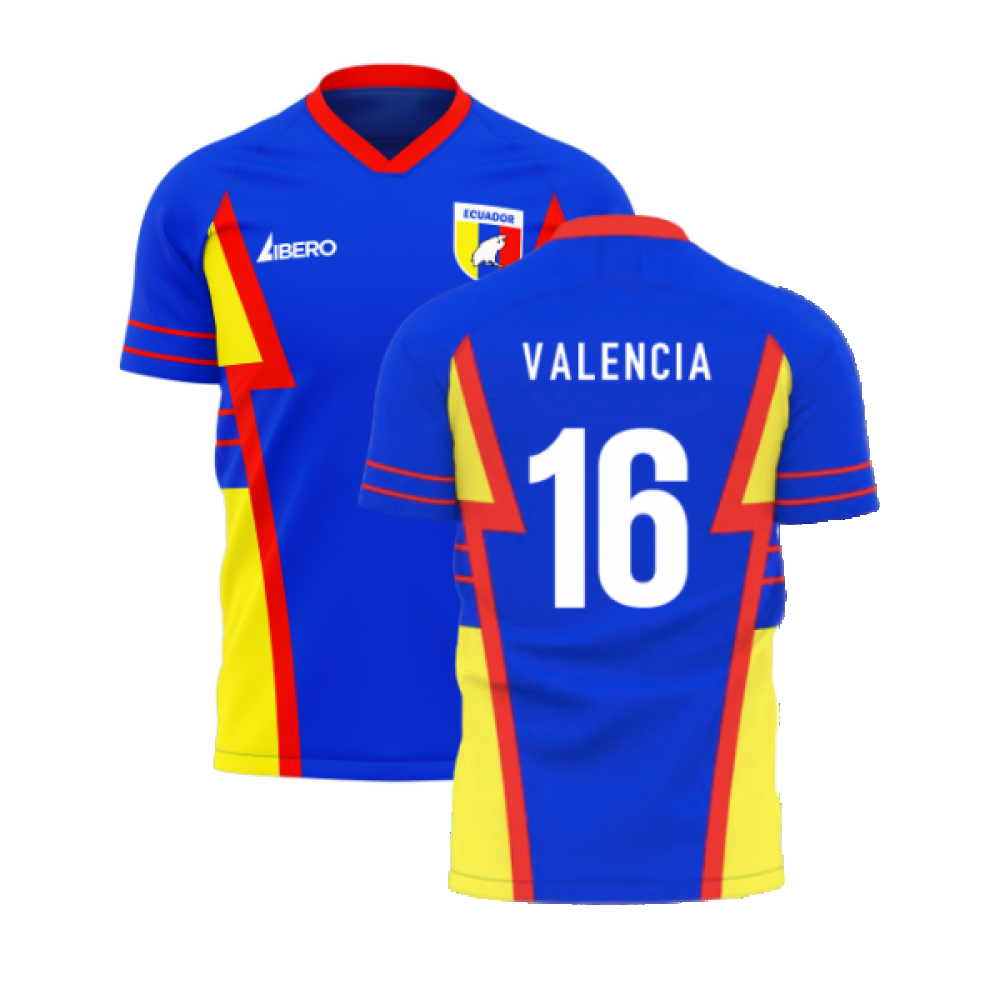  Ecuador 2025-2026 Away Concept Football Kit (Libero) (VALENCIA 16)