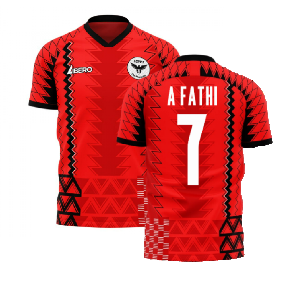 Egypt 2024-2025 AFCON Concept Football Kit (Libero) (A FATHI 7)