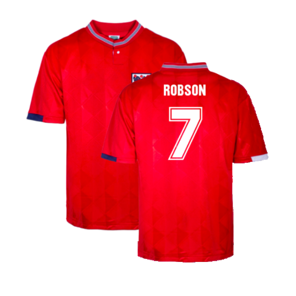 England 1989 Away Retro Shirt (Robson 7)