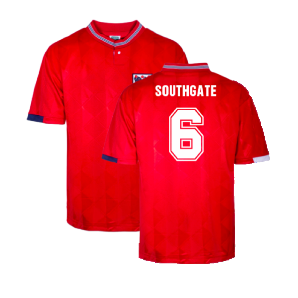 England 1989 Away Retro Shirt (Southgate 6)