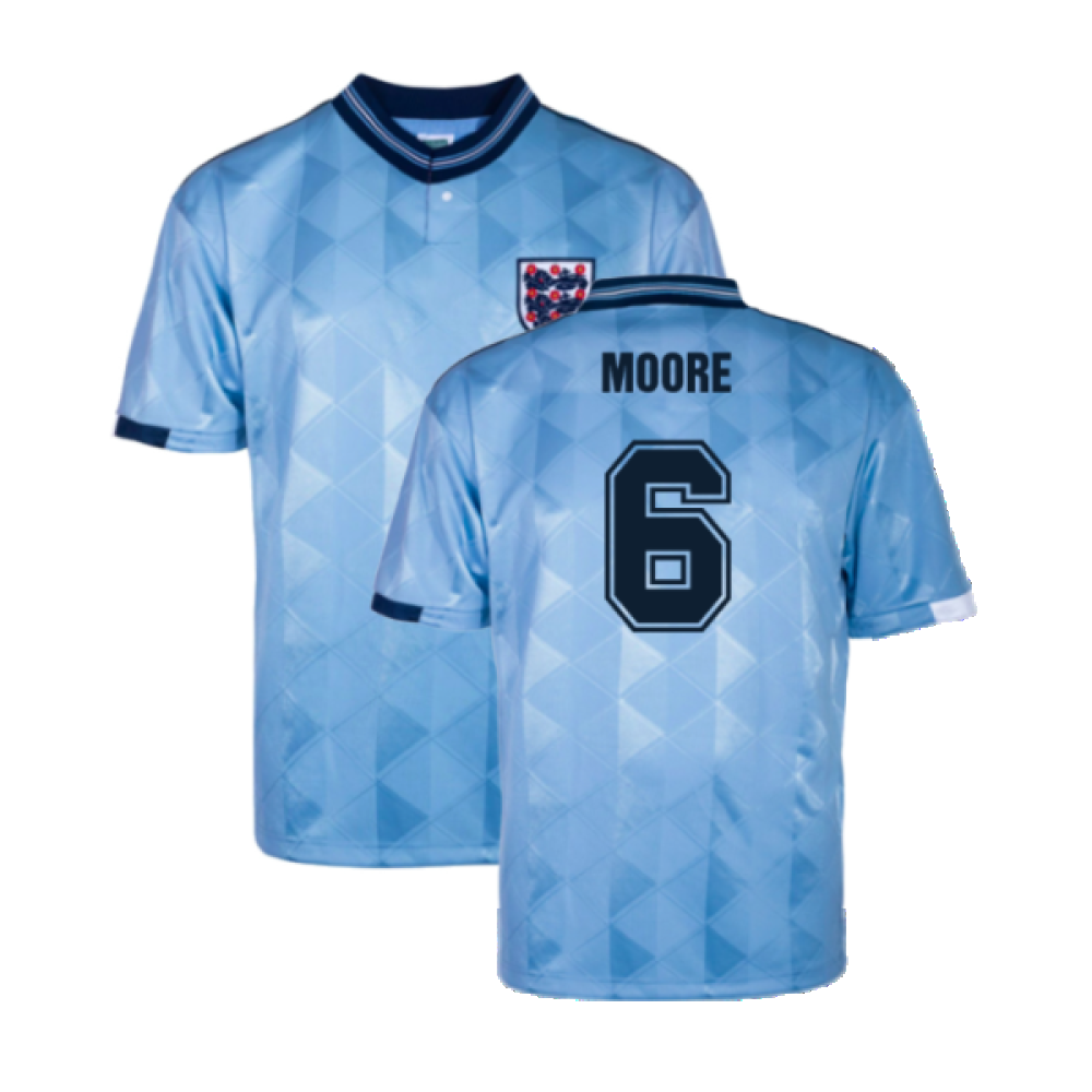 England 1989 Third Retro Shirt (Moore 6)