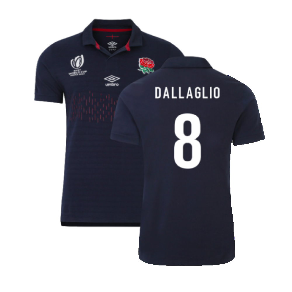 England Rugby 2023 RWC Alternate Classic Jersey - Kids (Dallaglio 8)