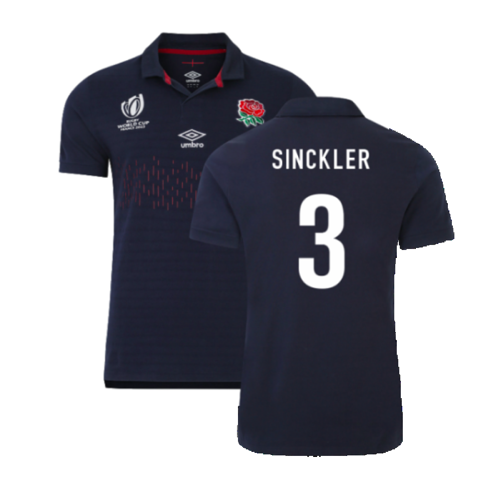 England Rugby 2023 RWC Alternate Classic Jersey - Kids (Sinckler 3)