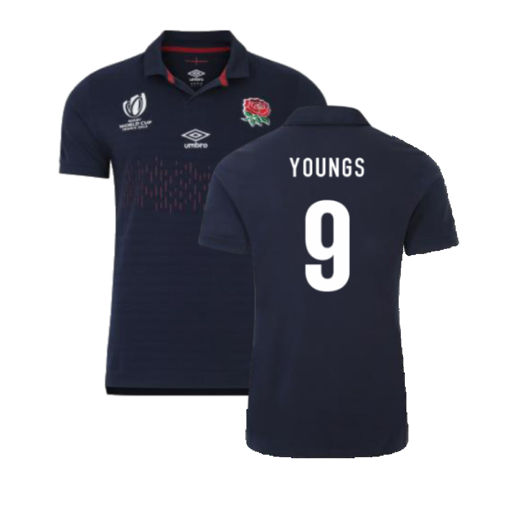 England RWC 2023 Alternate Classic Rugby Jersey (Youngs 9)