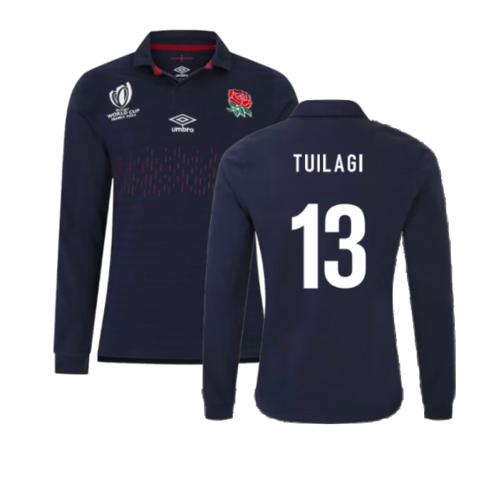 England RWC 2023 Alternate Rugby LS Classic Shirt (Tuilagi 13)