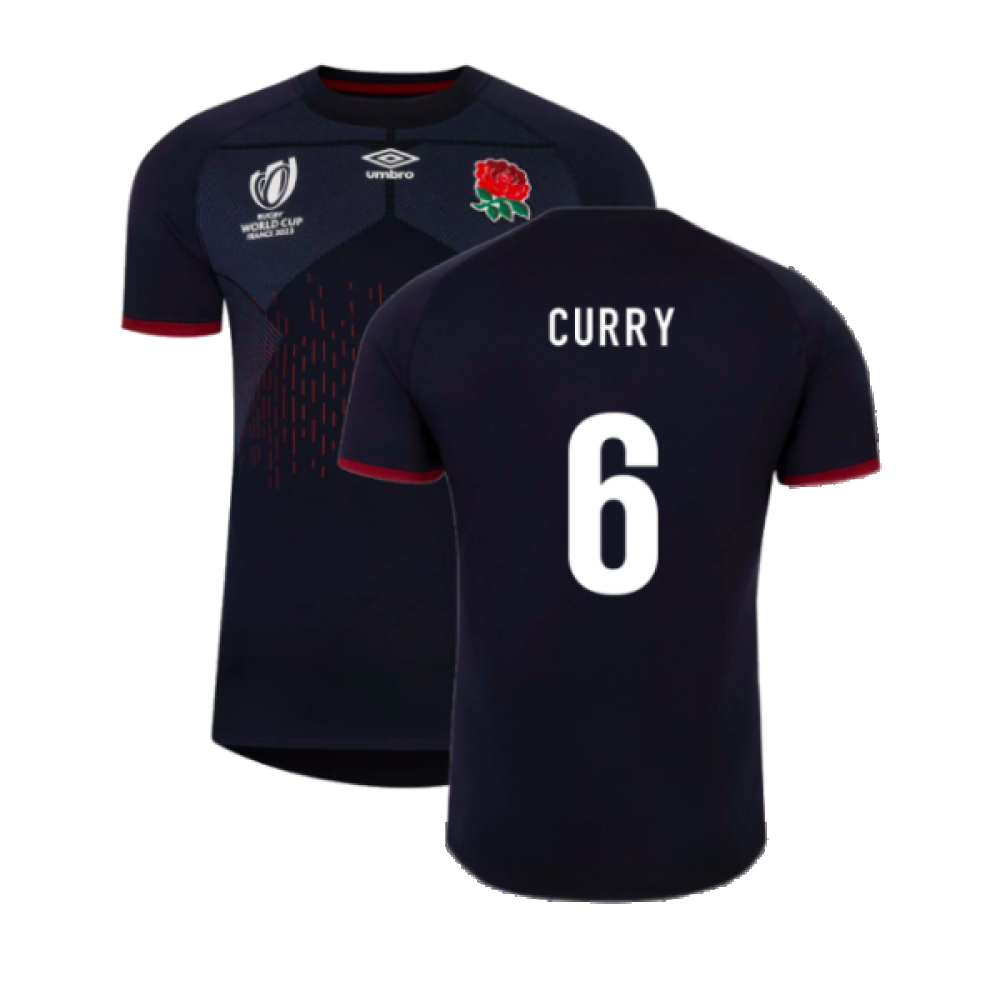 England RWC 2023 Alternate Rugby Shirt (Kids) (Curry 6)