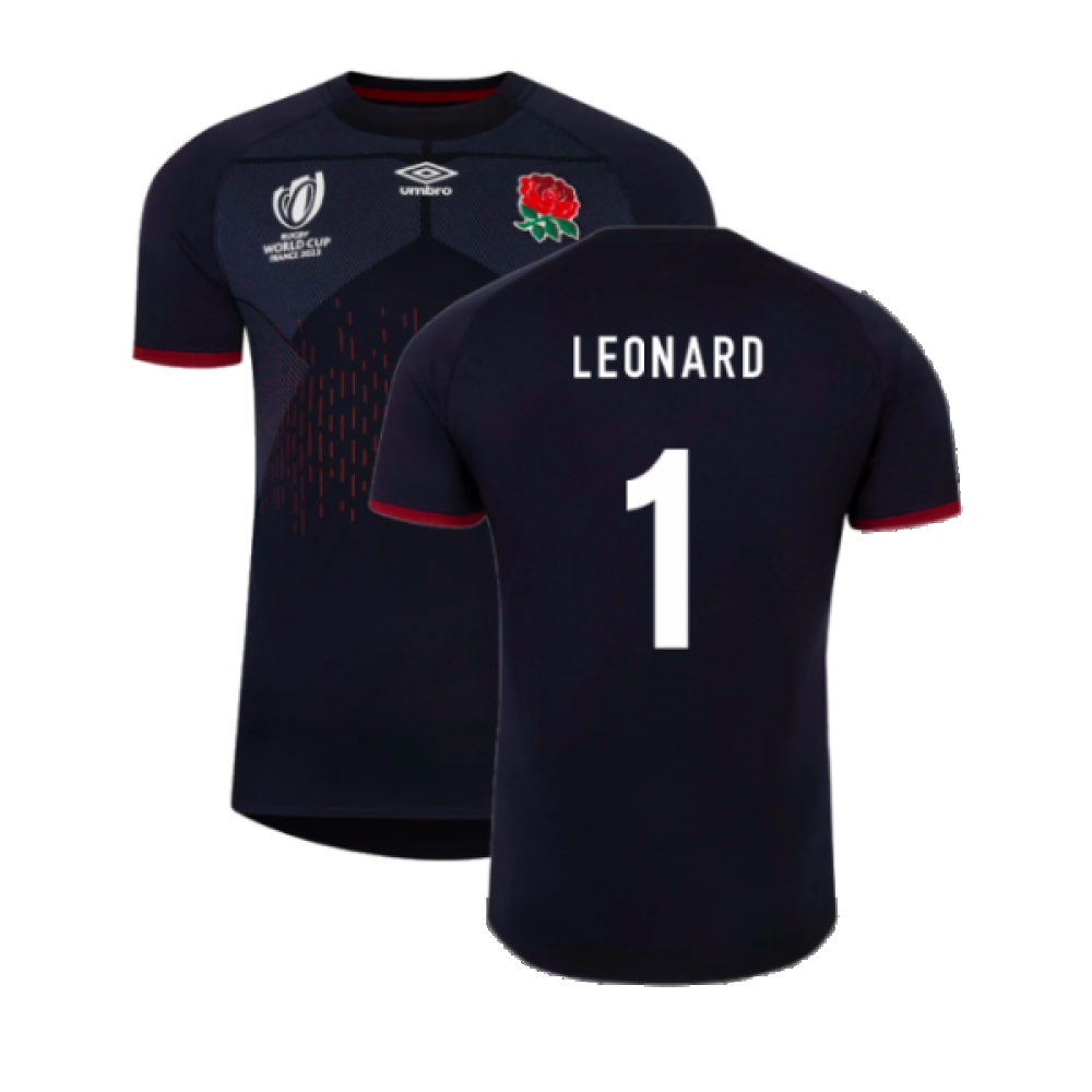 England RWC 2023 Alternate Rugby Shirt (Kids) (Leonard 1)