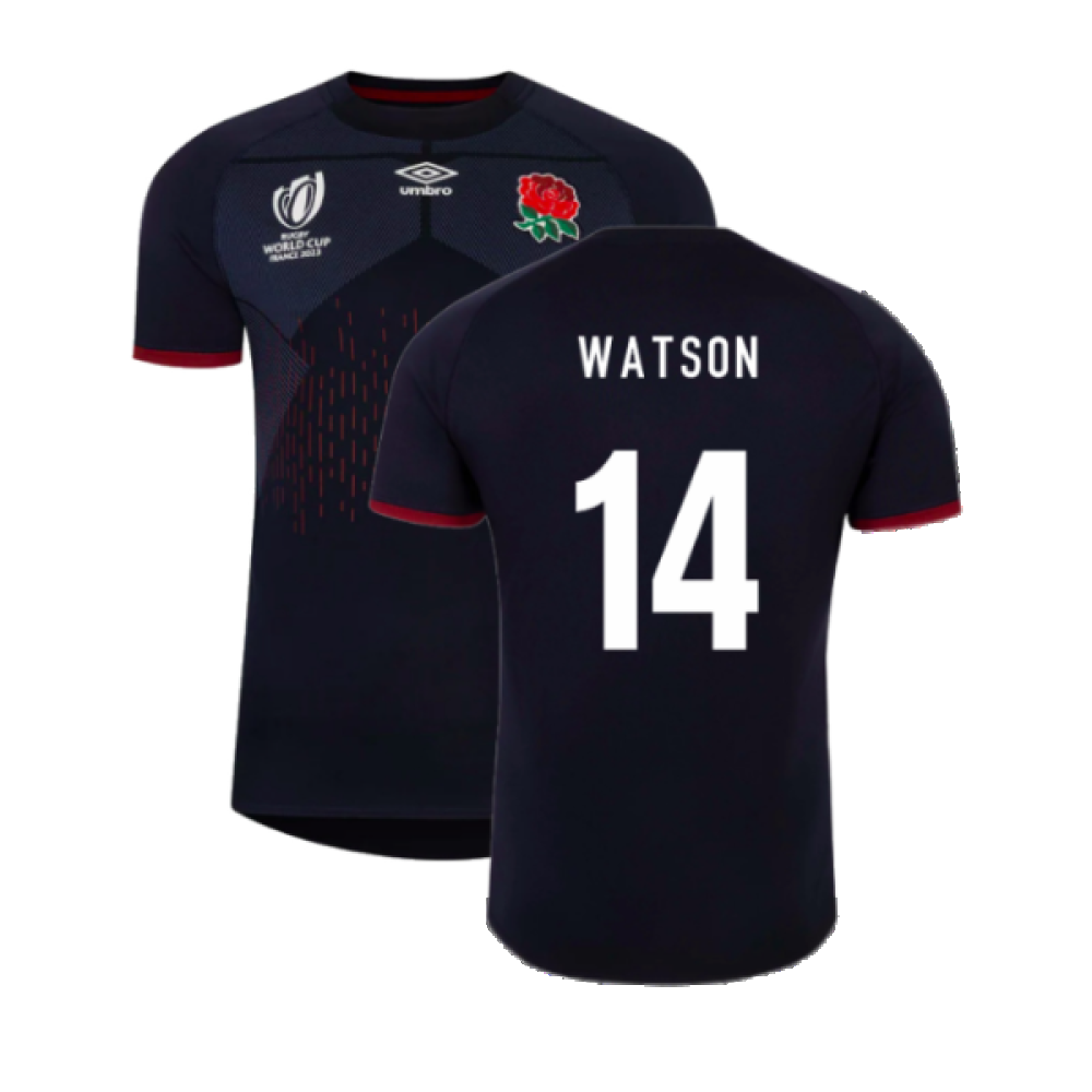 England RWC 2023 Alternate Rugby Shirt (Kids) (Watson 14)