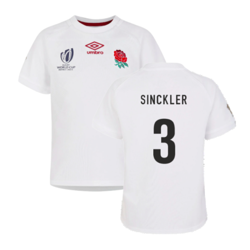 England RWC 2023 Home Rugby Infant Kit (Sinckler 3)