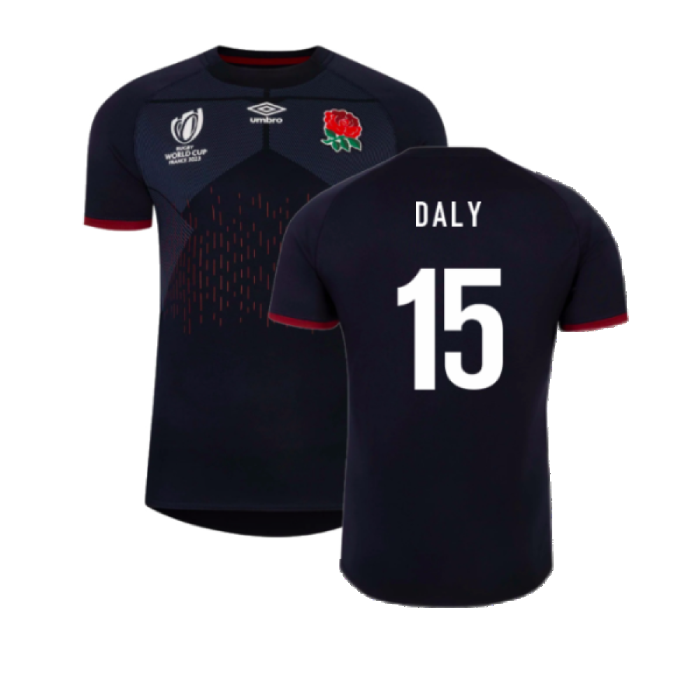 England RWC 2023 Rugby Alternate Jersey (Daly 15)