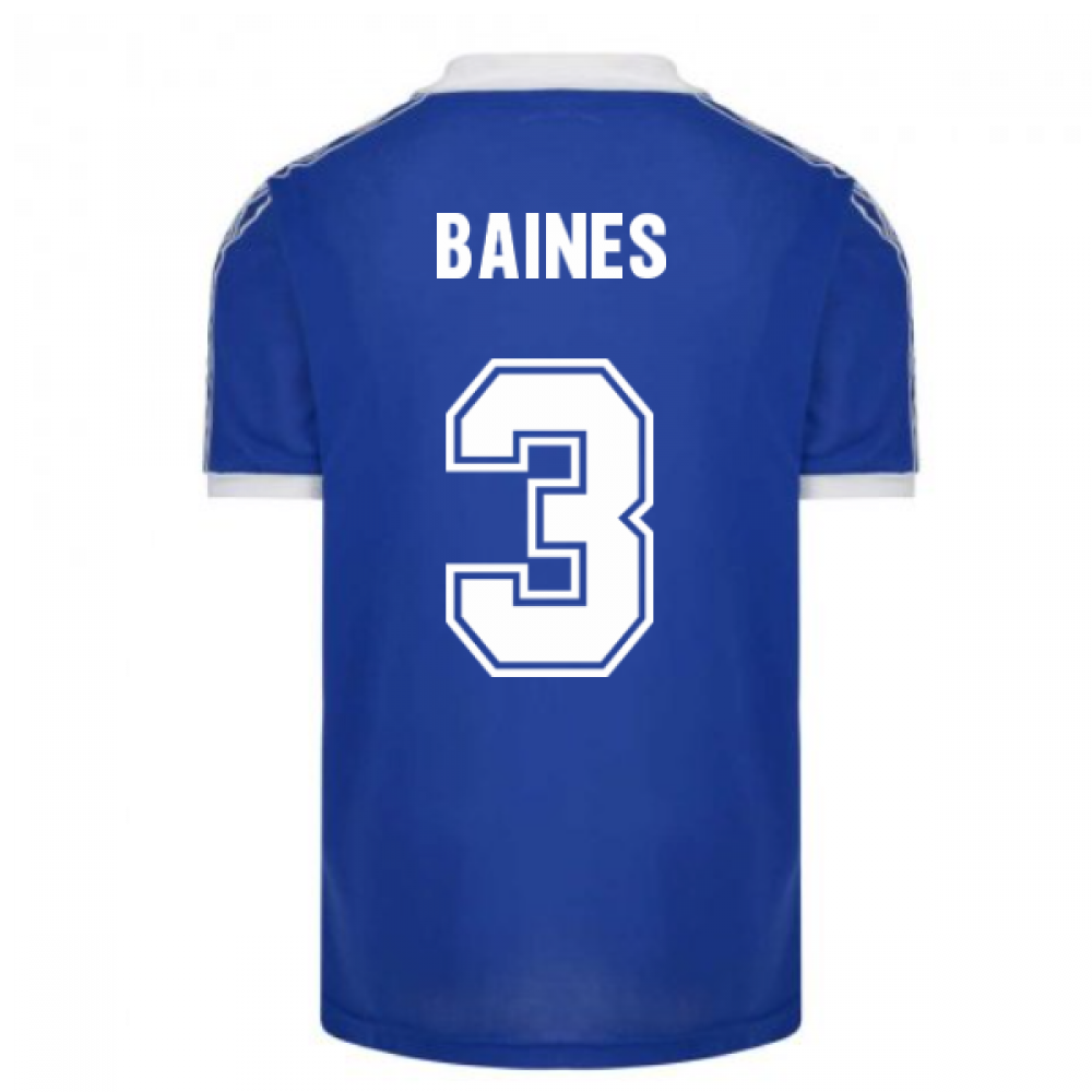 Everton 1980 Umbro Retro Football Shirt (BAINES 3)