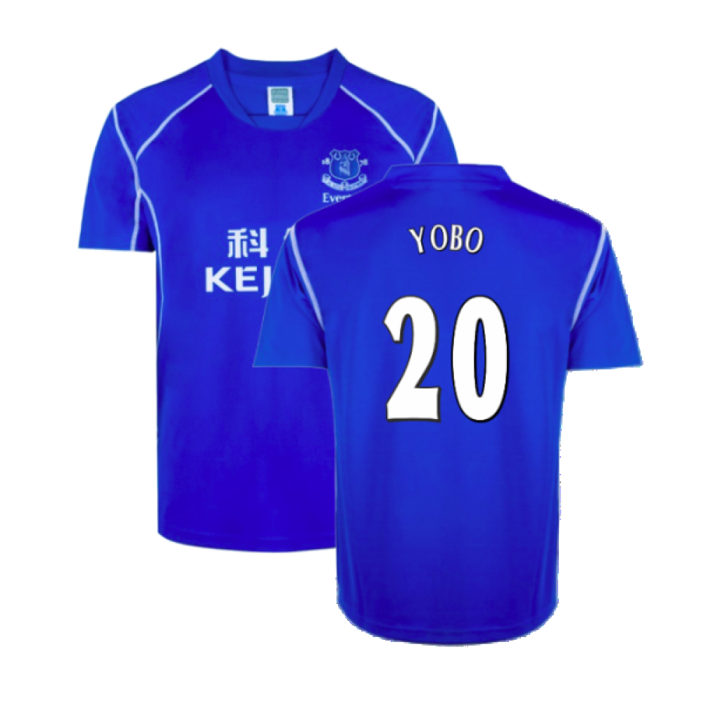 Everton 2002 Retro Home Shirt (Yobo 20)