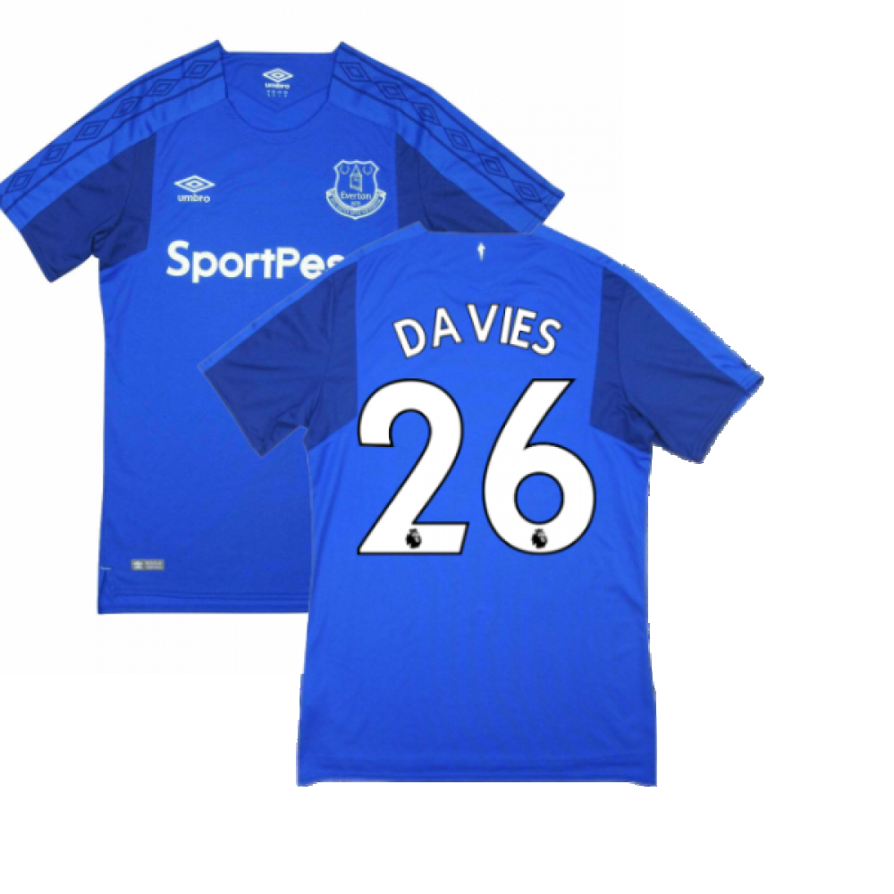 Everton 2017-18 Home Shirt (Good Condition) (L) (Davies 26)