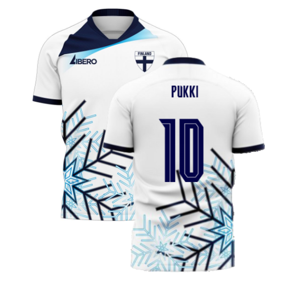 Finland 2024-2025 Home Concept Football Kit (Libero) (PUKKI 10)