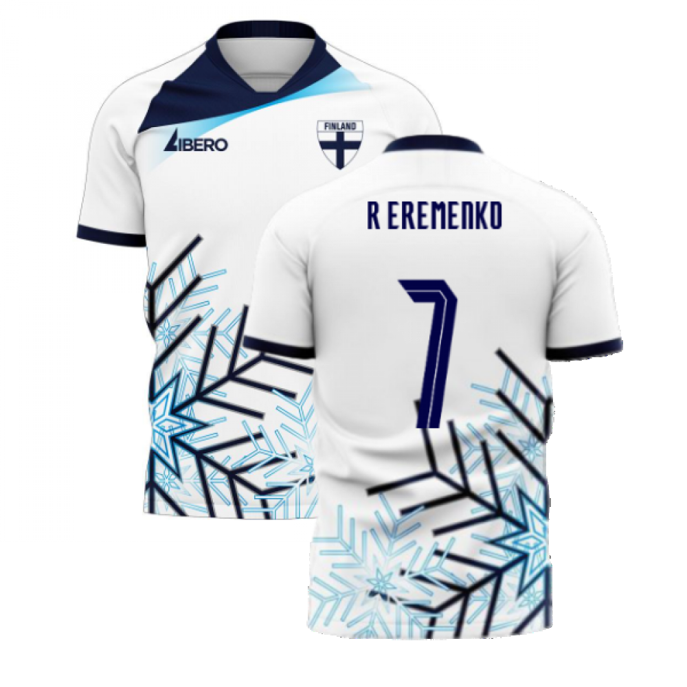 Finland 2024-2025 Home Concept Football Kit (Libero) (R EREMENKO 7)