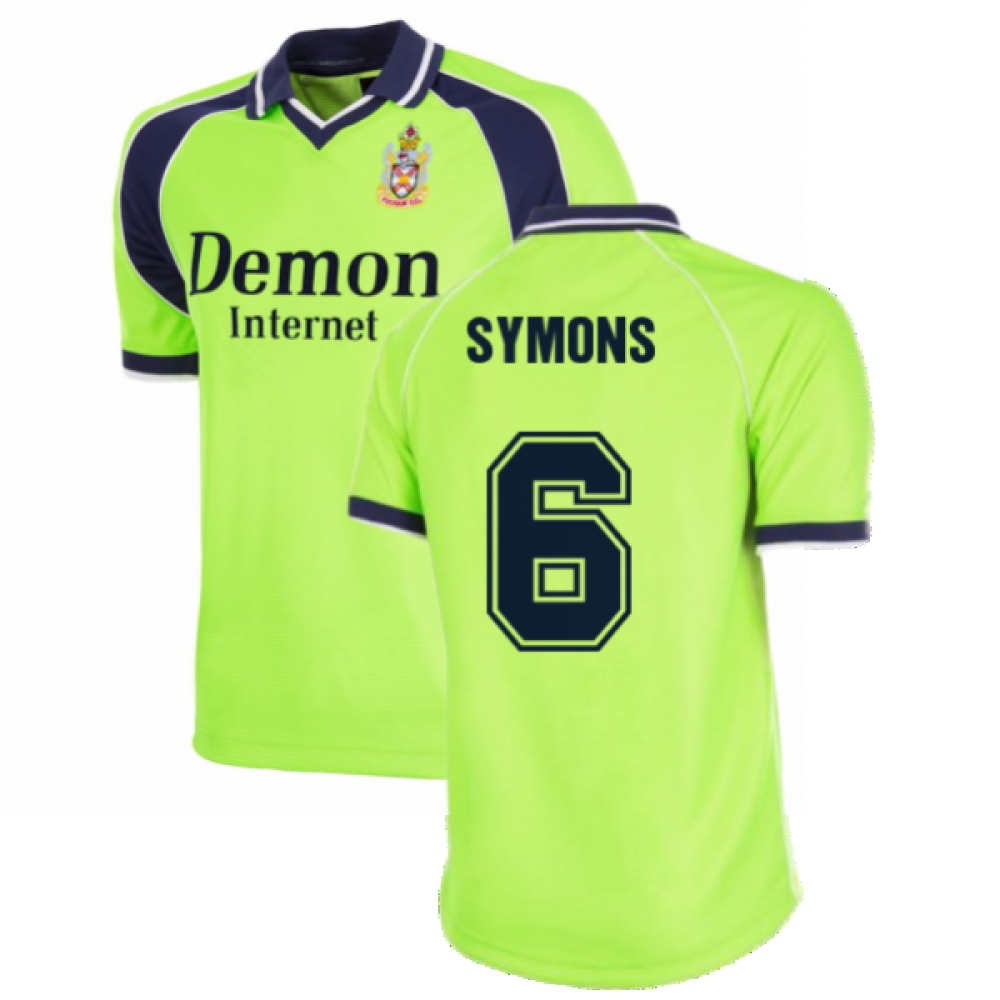 Fulham FC 1999 - 2000 Away Retro Football Shirt (Symons 6)