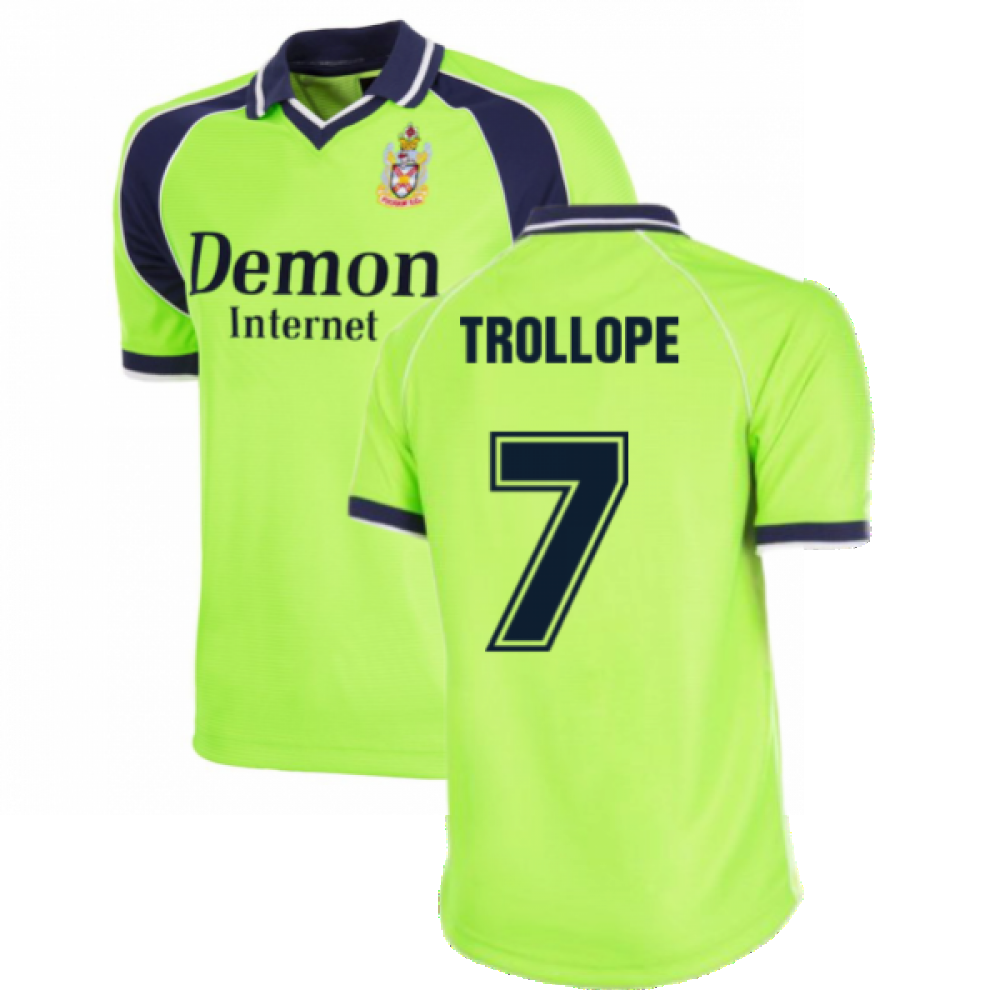 Fulham FC 1999 - 2000 Away Retro Football Shirt (Trollope 7)