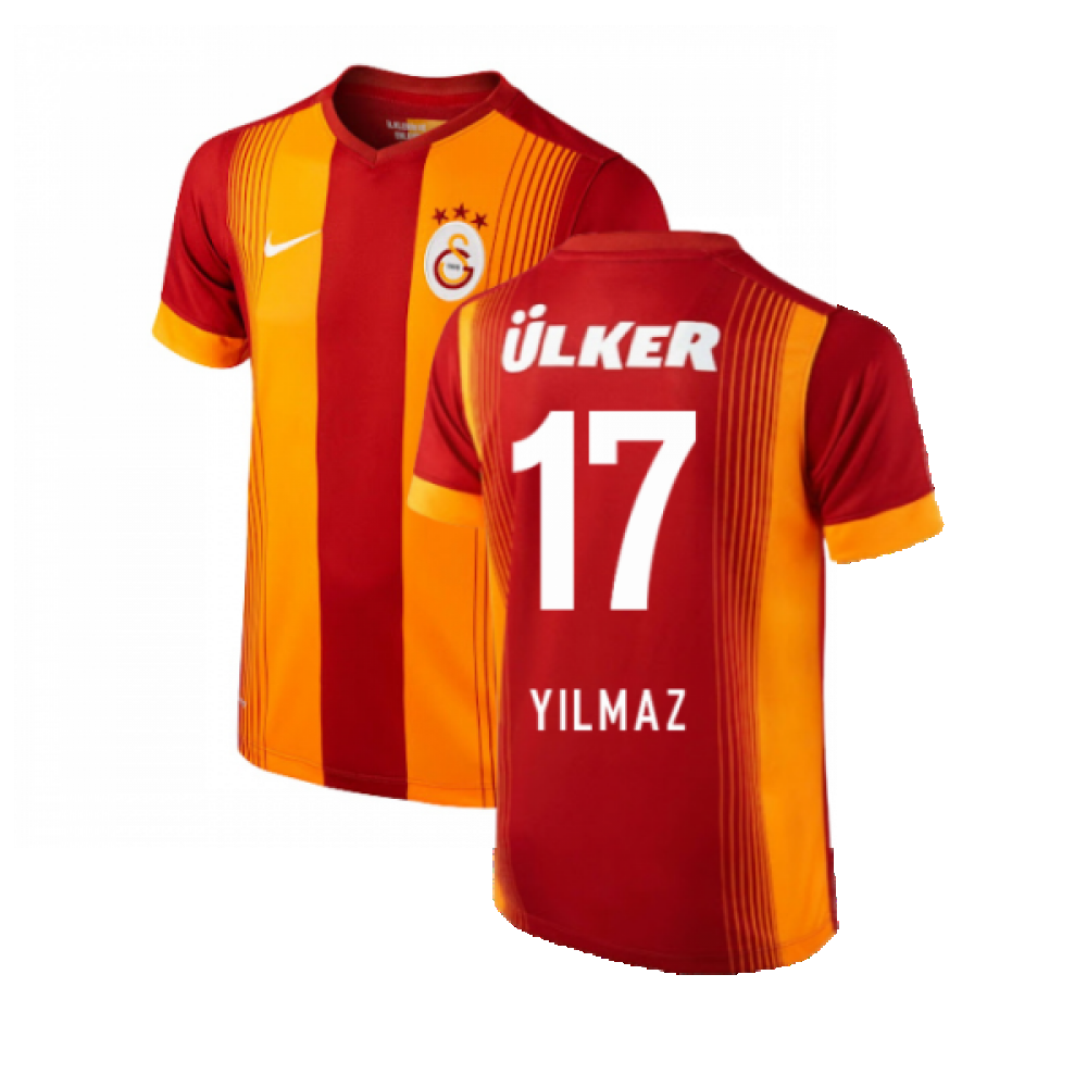 Galatasaray 2014-15 Home Shirt ((Excellent) S) (Yılmaz 17)