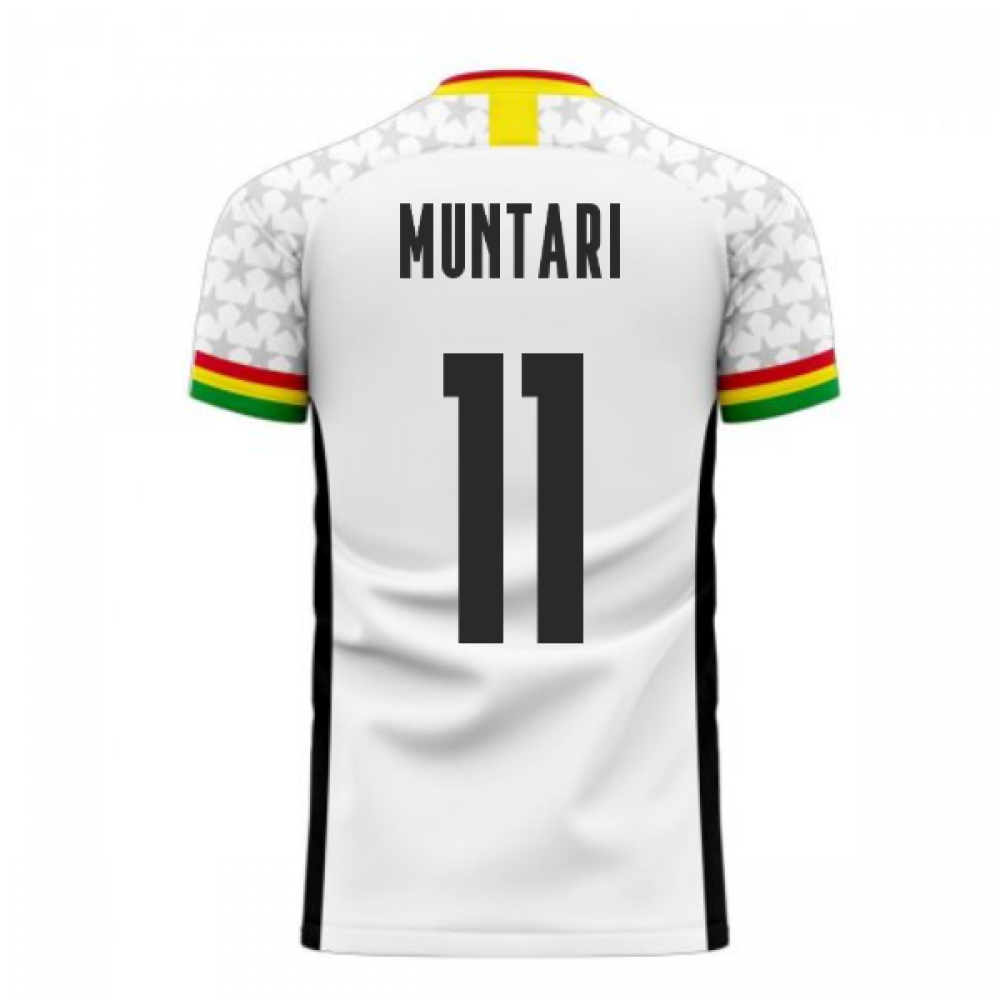 Ghana 2025-2026 Home Concept Football Kit (Libero) (MUNTARI 11)