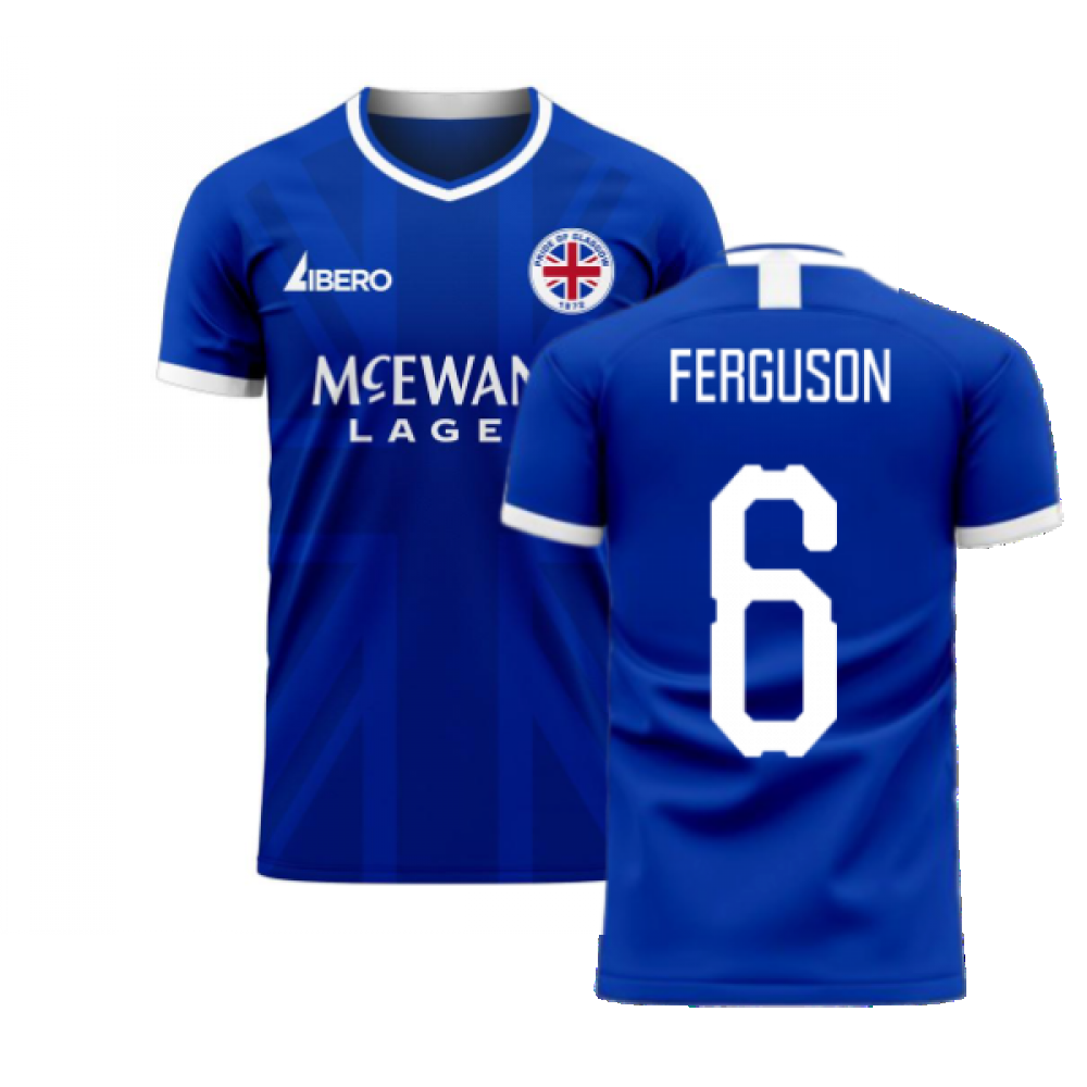 Glasgow 2024-2025 Home Concept Football Kit (Libero) (FERGUSON 6)