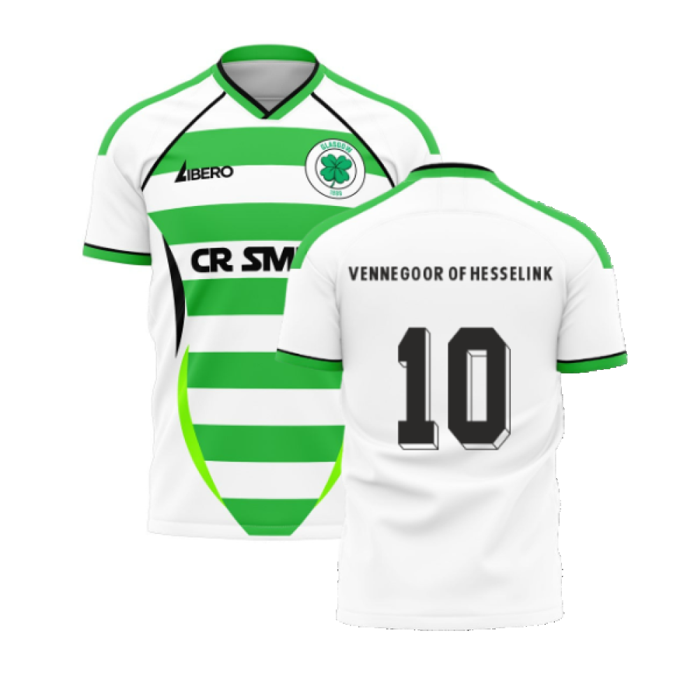 Glasgow Greens 2006 Style Home Concept Shirt (Libero) (Vennegoor Of Hesselink 10)