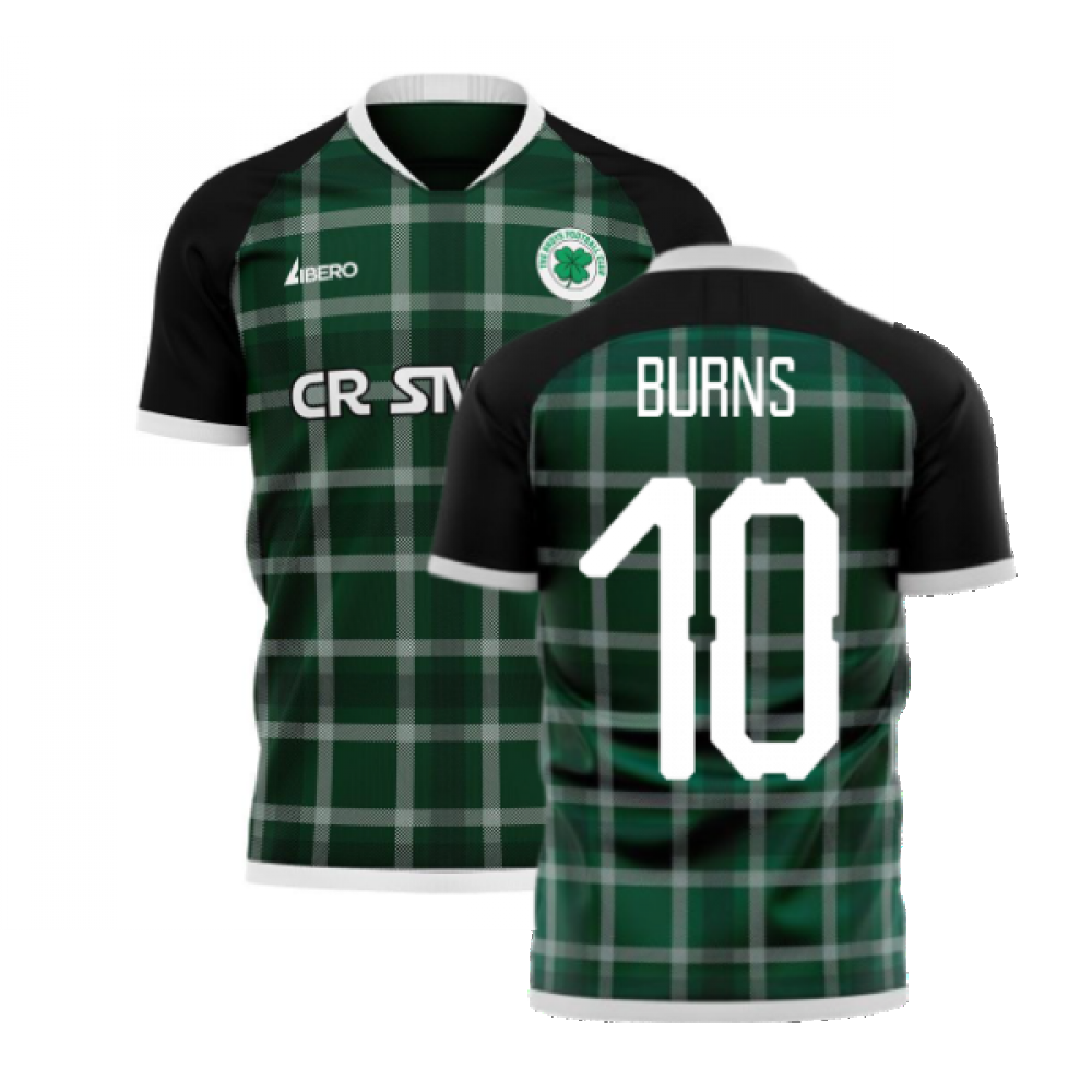 Glasgow Greens 2024-2025 Away Concept Shirt (Libero) (BURNS 10)